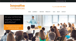 Desktop Screenshot of innovativeconferences.com