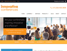 Tablet Screenshot of innovativeconferences.com